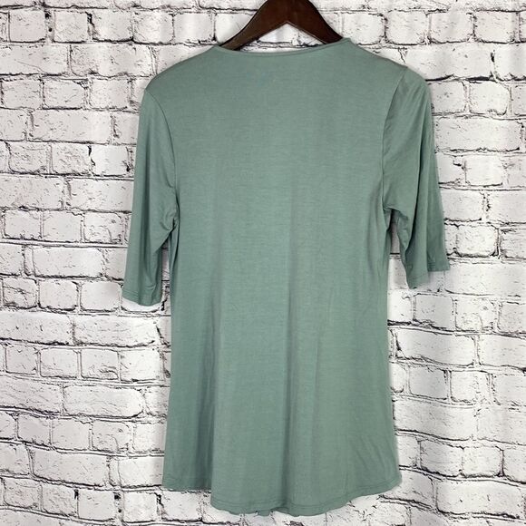 Soft Surroundings Lattice Pintuck Pleated Top XS‎ - Picture 5 of 9